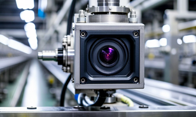 Industrial camera mounting on forging press line